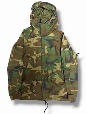 Vintage 1992 ECWCS Gen 1 Woodland Camo Cold Weather Parka Jacket Small Reg