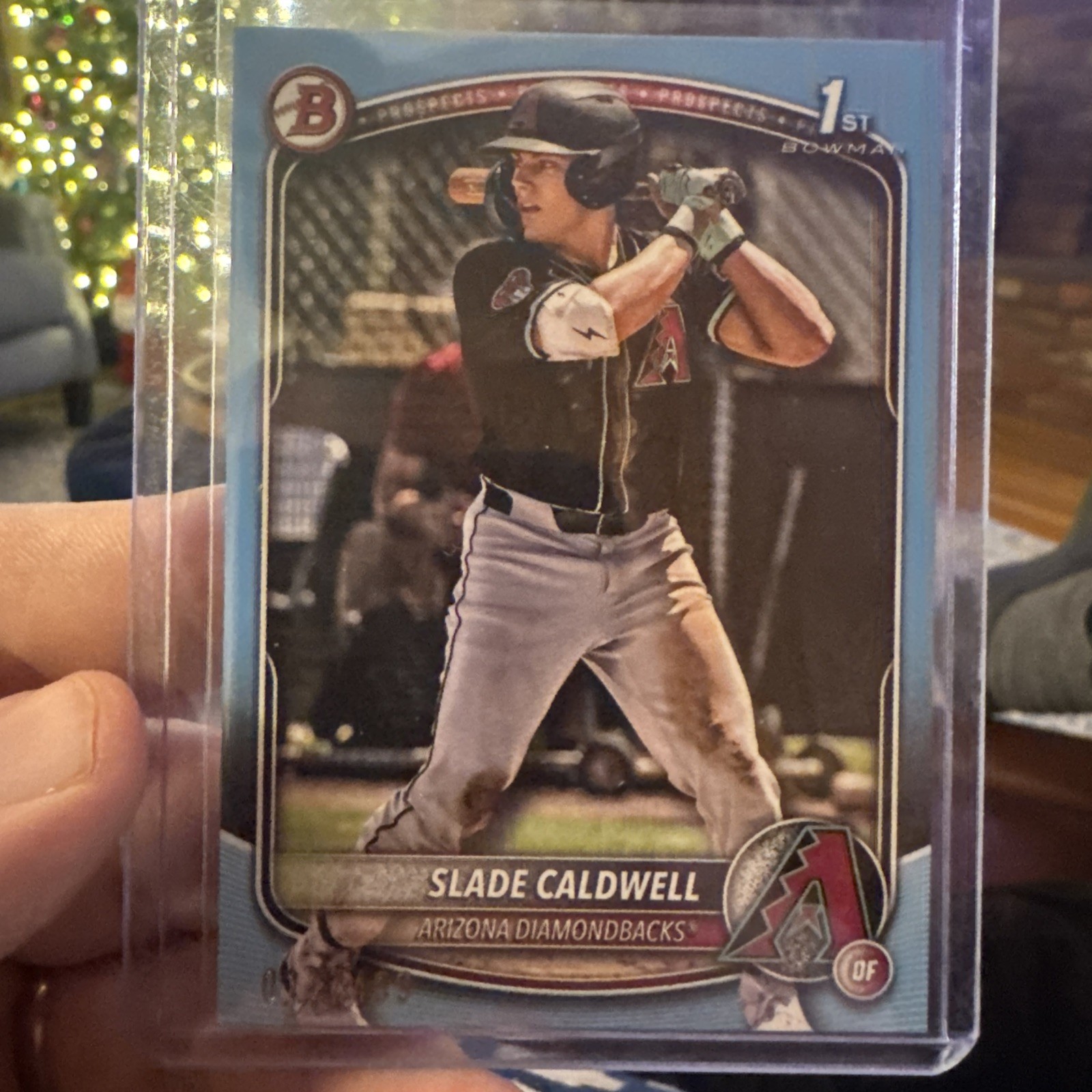 2025 Bowman - Prospects Slade Caldwell #BP-21 Sky Blue /499 (RC)