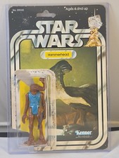 1977 Star Wars Hammerhead ORIGINAL GUN & 21 back CARD Kenner action figure