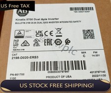 NEW Allen Bradley 2198-D020-ERS3 Kinetix 5700 Dual Axis Inverter