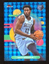 2025-26 Topps Finest Jaren Jackson Jr Blue Geometric Refractor 38/50 Grizzlies
