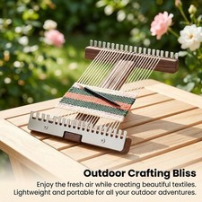 Wooden Frame Knitting Loom Wood Weaving Kit f...