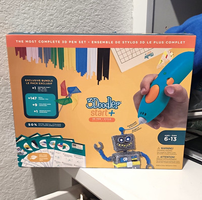 3Doodler Start+ 3D Pen Set Bundle Kit w/ Kid-Friendly Challenge Cards Ages 6-13