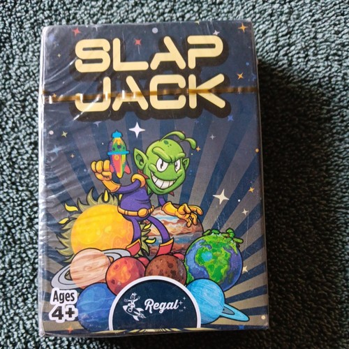 "SLAP JACK" by Regal Classic Card Game with 52 Cards & Instructions ๐ Sealed!
