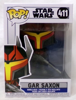Funko Pop! 2020 Disney Star Wars The Clone Wars 411 Gar Saxon Vinyl Figure
