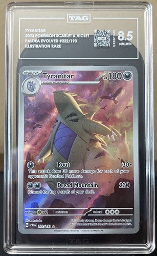 Tyranitar graded TAG 8.5 for sale on eBay