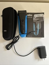 Braun Series 3 Cordless Rechargeable Men's Electric Shaver 301s/300s Wet/Dry EUC