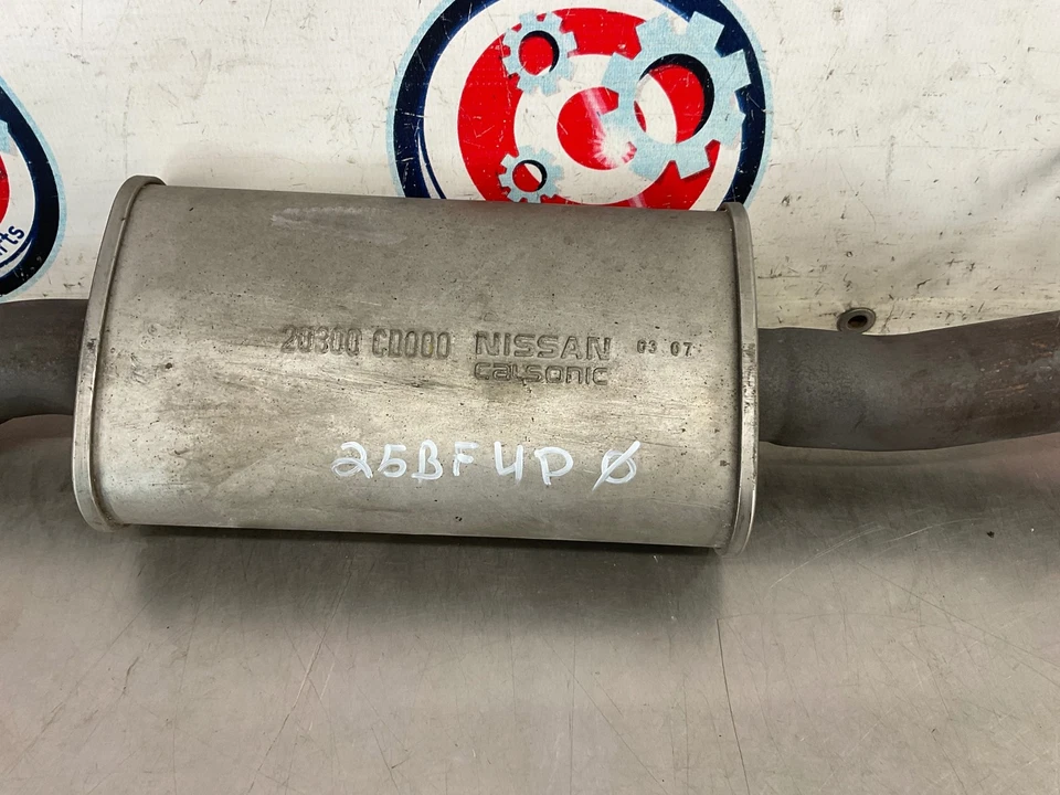 03-09 Nissan 350Z Tubo Medio Escape Silenciador Resonador 20300CD000 OEM 25BF4D0 Foto 3 de 4