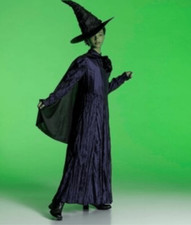 New Elphaba Deluxe Wicked Witch Musical Movie Halloween Child Costume small 4-6x