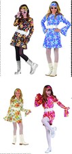 60'S 70'S GO GO GIRL RETRO HIPPIES DISCO FEVER DANCE DIVA CHILD KIDS COSTUME
