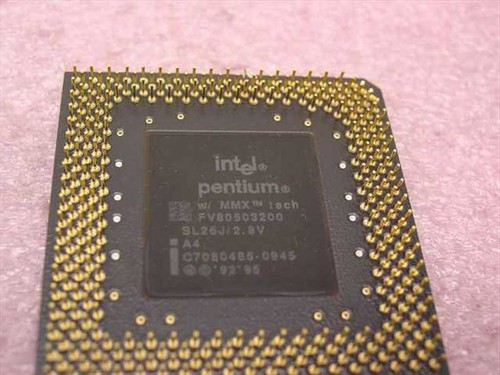 Intel SL26J P1 200Mhz CPU Pentium Processor FV80503200 - Picture 2 of 3