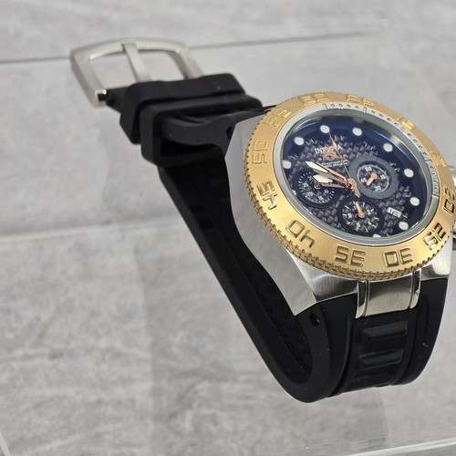 Invicta 10860 Subaqua Sport Chronograph Black Carbon Fiber Dial Mens Watch - Picture 3 of 17