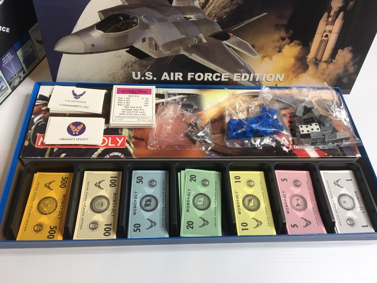 Monopoly US Air Force Edition Board Game - Used | eBay