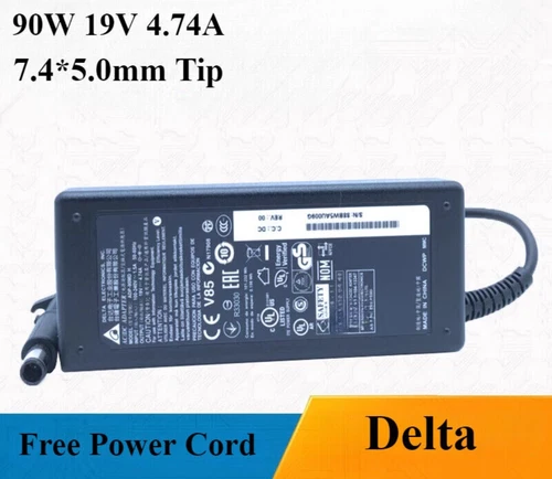 Original Delta 19V 4.74A 90W Charger ADP-90MD H 7.4*5.0mm Adapter Power Supply - Picture 1 of 2