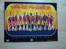 Lot of 4 WNBA Posters Women's Basketball BONUS Rhonda Blades Autograph  GO GIRL!