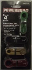 Powerbuilt 641477 4Pc Line Disconnect Tool Set 1/2" Thru 7/8" NEW