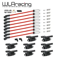 8Pack Ignition Coil and Spark Plug+ Wire For GMC Chevy Silverado 1500 Tahoe 5.3L