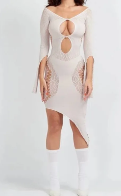 Poster Girl Charlotte dress in Optic white | eBay