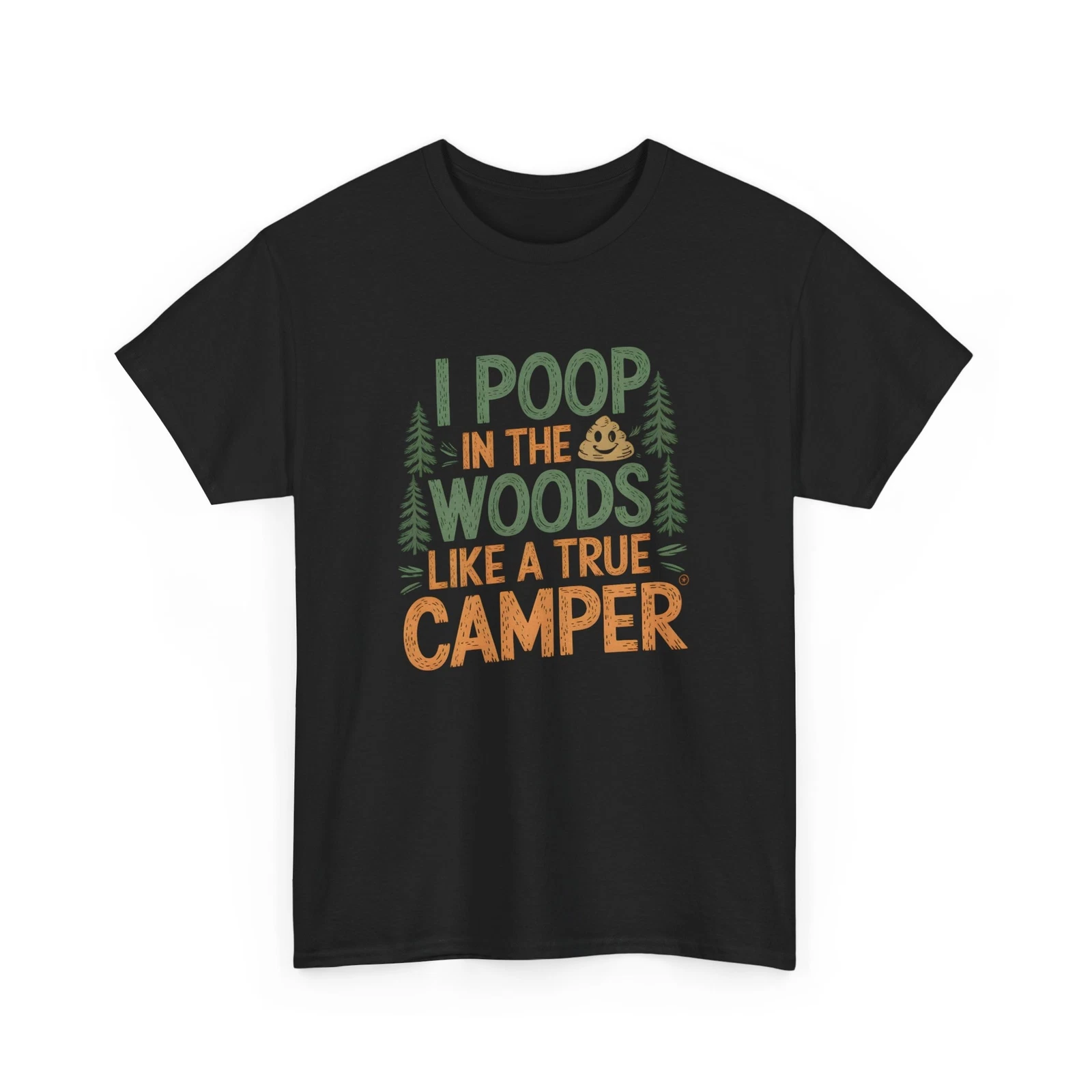 Funny Camping T-Shirt Camper Humor Tee Poop in Woods Outdoor Gift Hiker Joke
Opens in a new window o