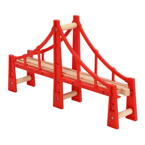 Pont Et Quais De Chemin De Fer Jouet - Accessoire Piste Train En Bois Pour Enfants