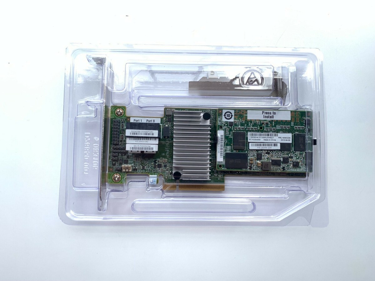 IBM ServeRAID M5210 SAS SATA PCI-E RAID Controller 46C9111 + 1GB