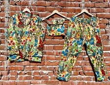 Indian Cotton Beige Frida PJ Set Bridesmaid Pajama Set Women Nightwear Suits US