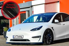 Spoilerlippe für Tesla Model Y + Performance Frontspoiler Spoilerschwert Spoiler