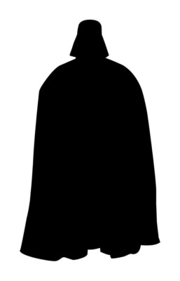 Star Wars Darth Vader Silhouette Decal #1 Choose Color