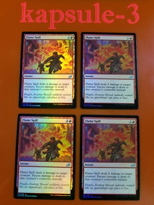 4x Flame Spill | FOIL | Ikoria Lair of Behemoths | MTG Magic Cards