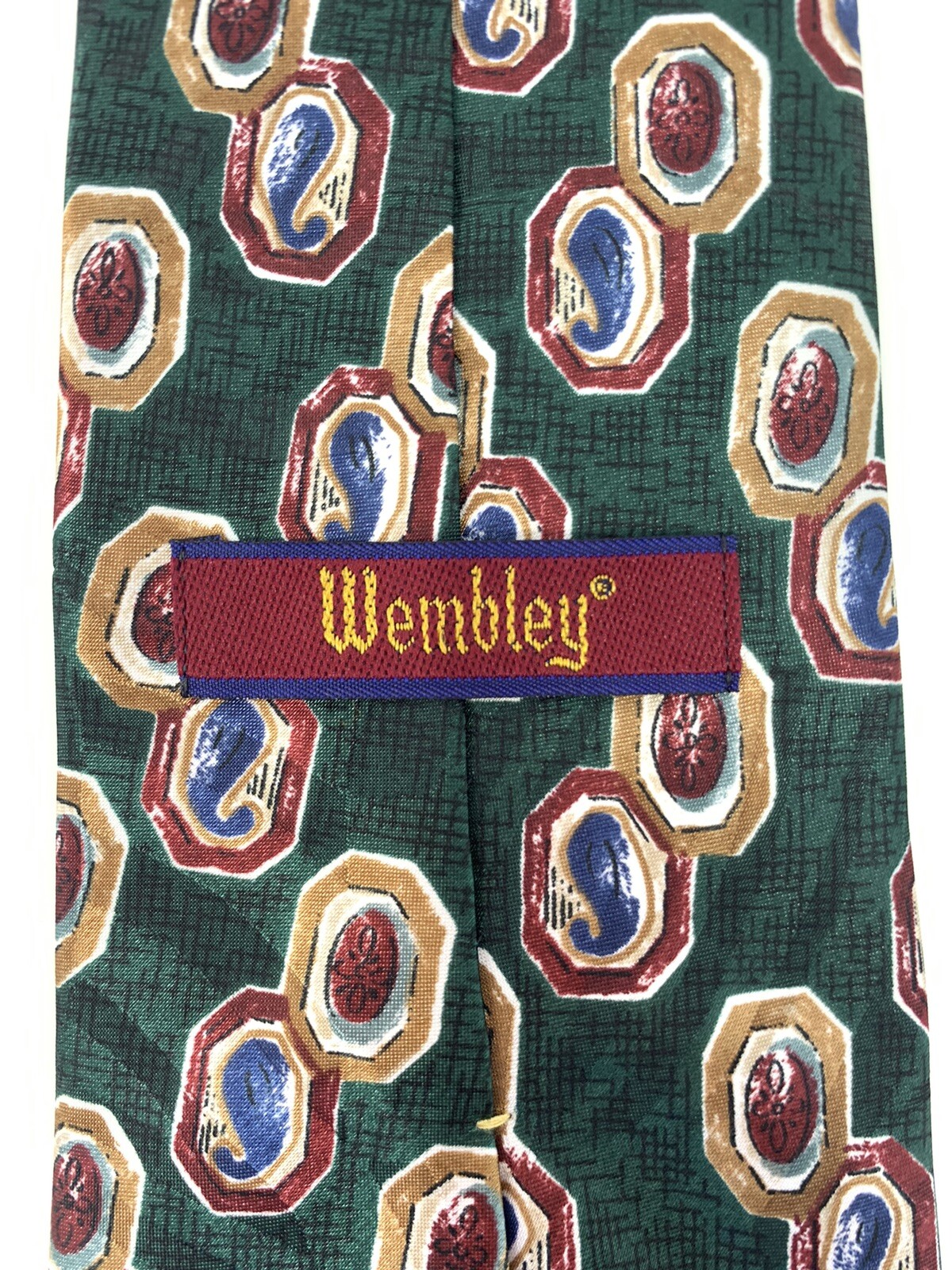 Wembley Green with abstract Pattern Polyester Men… - image 6