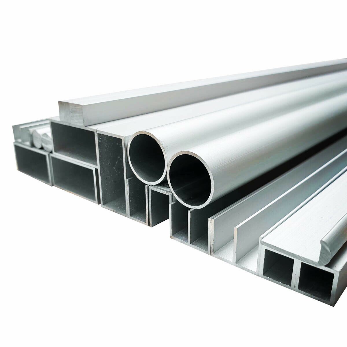 Aluminium Stangenprofil Item 40x40, 600 Mm Länge, Natur Eloxiert – Stabiles Alu-Profil Für Konstruktionen