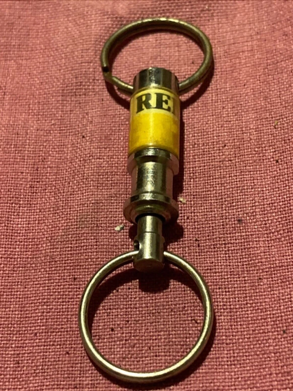 RARE VINTAGE LOT FRANCE Key Chain : N. 5 - Stunning also leather - 1970's !!! - Image 3 of 4