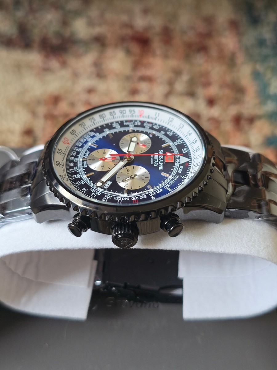 Swiss Alpine Military 7078.9175 Chrono Men`s 45mm 10atm for sale