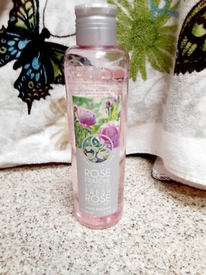 NEW  Yves Rocher Un Matin Au Jardin Fresh Rose Shower Gel 6.7 fl oz Discontinued
