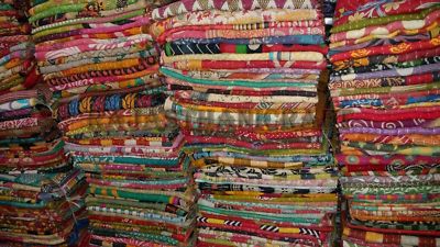 WHOLESALE LOT INDIAN KANTHA VINTAGE BLANKET THROW QUILT HIPPY BOHEMIAN BEDSPREAD