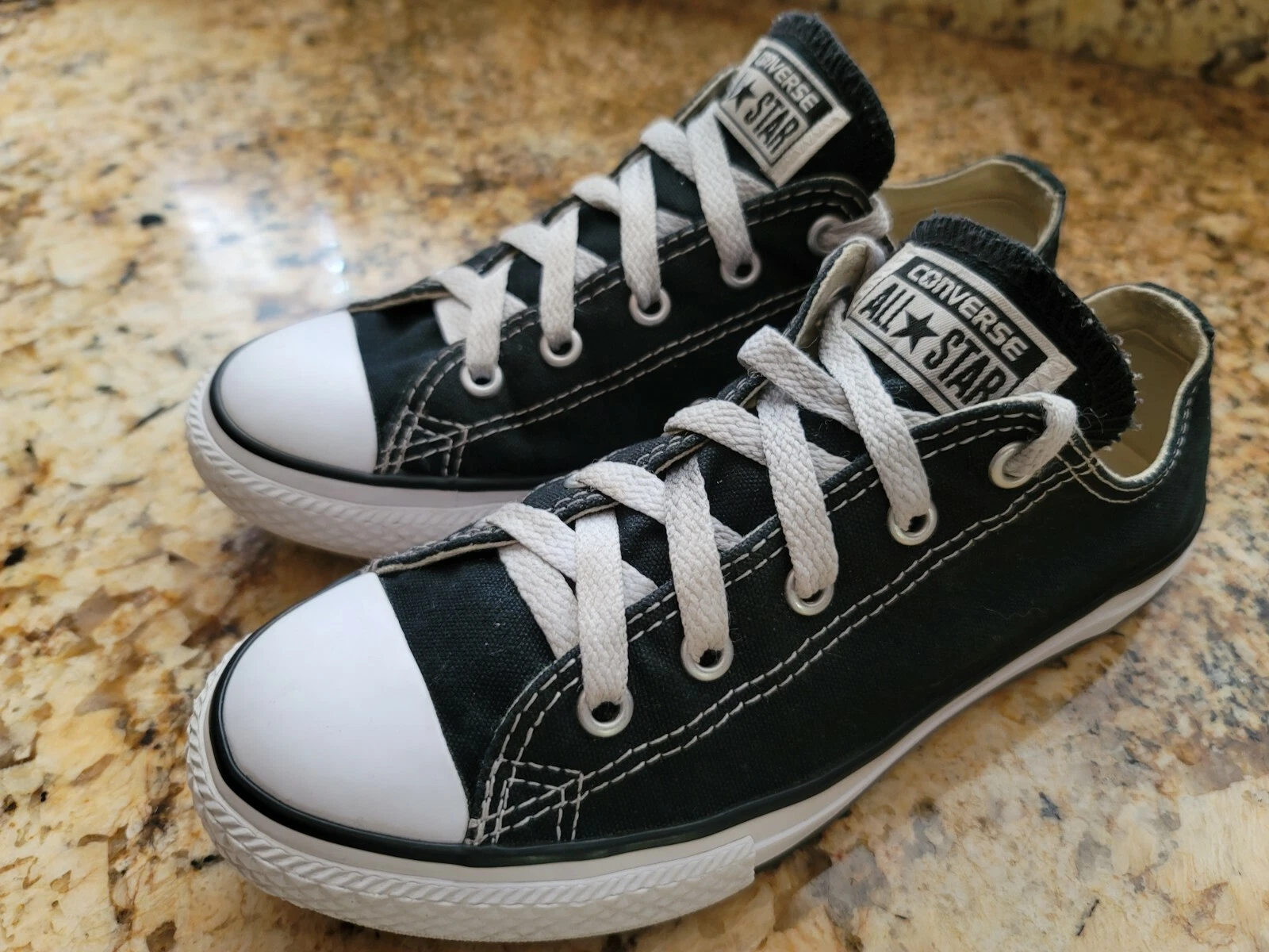 Sneakers basse Converse All Star ~ Chuck Taylor ~ nere ~ giovani taglia 2