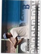 2012 Topps Series 2 CAREER DAY #19 Jackie Robinson BROOKLYN DODGERS insert 19