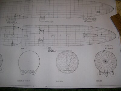 Zeppelin R Clas R class zeppelin airship ship boat plans | eBay