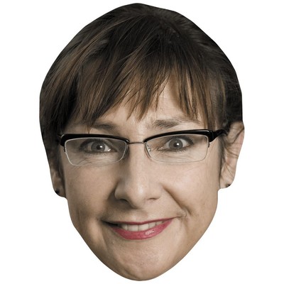 Pauline McLynn (Glasses) Big Head. Larger than life mask.