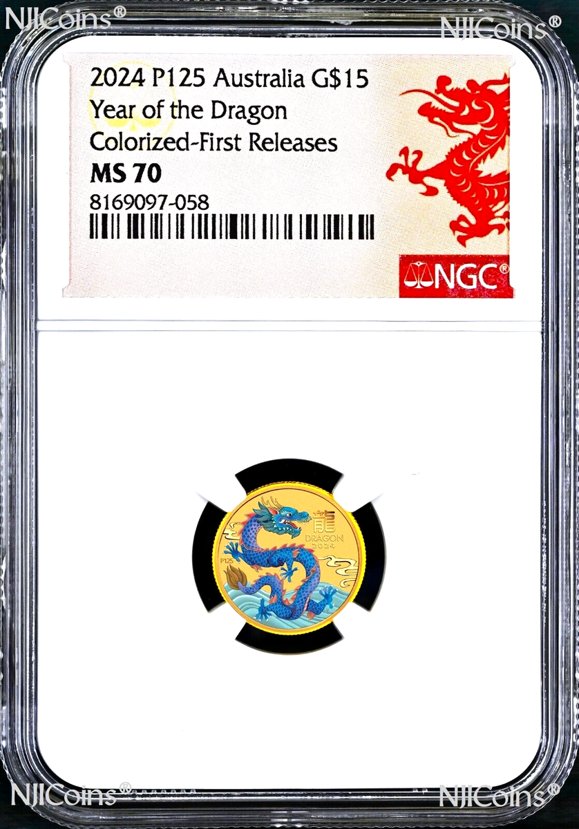 2024年オーストラリアドラゴン　NGCMS70 8323219-085 2024年オーストラリアドラゴン NGCMS70 8323219-085 2024年