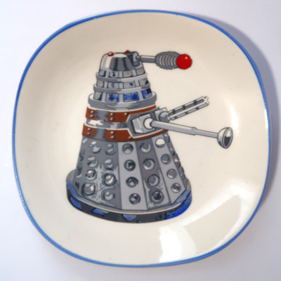 Doctor Who Dalek BBC TV J.H.Weatherby & Sons kleine 5 Zoll Platte 1965