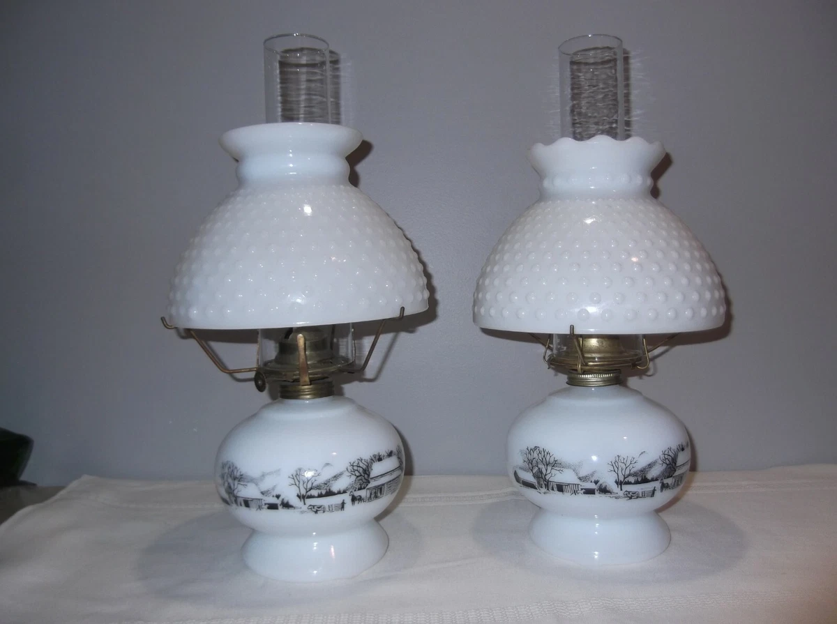 Currier and sale ives oil lamp