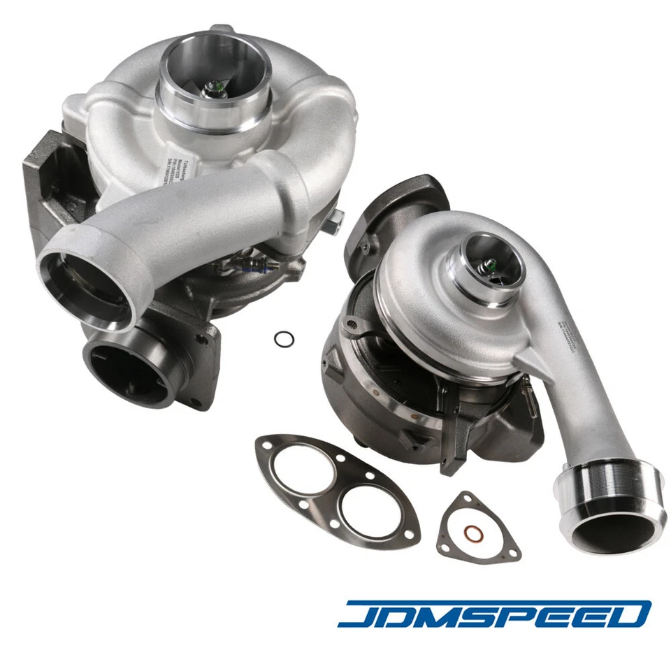 Turbocargador Alta y Baja Presión Para 2008-10 F350 450 550 6.4L Powerstroke Foto 2 de 4