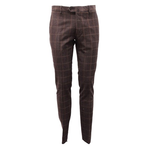 Pantalon Homme Eleventy - Laine Et Cachemire - Couleur Gris, Style Chino - Neuf Avec étiquettes