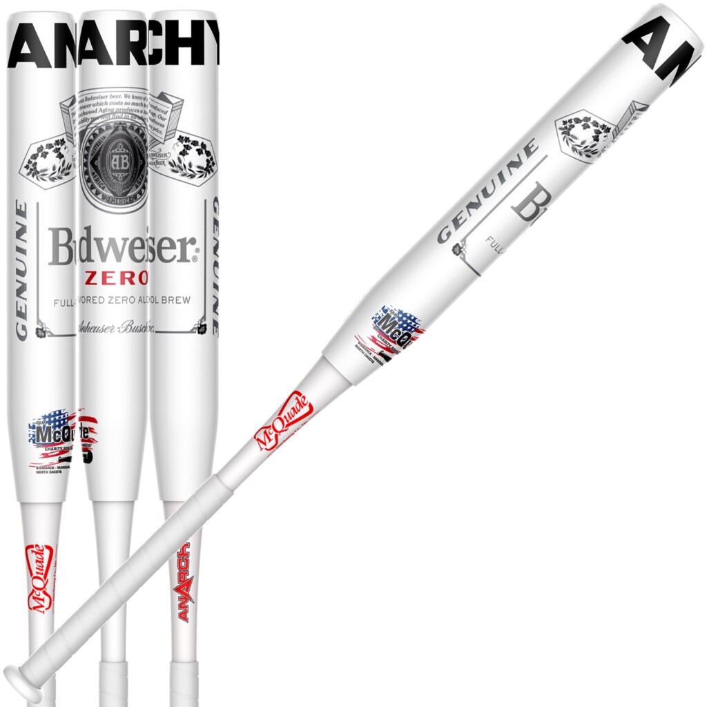 ANARCHY BUDWEISER SELECT SLOWPITCH SOFTBALL BAT 26OZ 1oz ENDLOAD