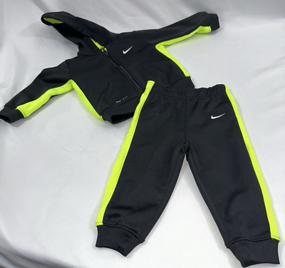 lime green nike tracksuit