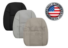 Front Lean Back Seat Cover Perforated Vinyl 2009-2014 Gmc Sierra 1500 Denali Slt
