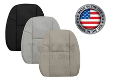 2012-2014 Chevy Silverado Crew Cab Front Lean Back Seat Cover Perforated Vinyl