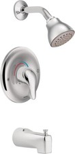 MOEN TL183EP Chateau 1-Handle Wall Mount Tub and Shower Faucet Trim Kit Chrome