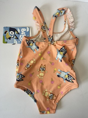 Bluey Swimsuit One Piece Swim Girls Toddler Size 6 Bingo Bluey Dog Zara NWT - Picture 5 of 6
